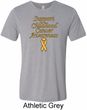 Support Childhood Cancer Awareness Tri Blend Tee