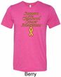 Support Childhood Cancer Awareness Tri Blend Tee