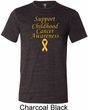 Support Childhood Cancer Awareness Tri Blend Tee