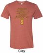 Support Childhood Cancer Awareness Tri Blend Tee