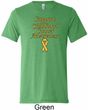 Support Childhood Cancer Awareness Tri Blend Tee