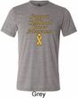 Support Childhood Cancer Awareness Tri Blend Tee