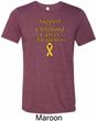 Support Childhood Cancer Awareness Tri Blend Tee