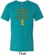 Support Childhood Cancer Awareness Tri Blend Tee