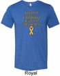 Support Childhood Cancer Awareness Tri Blend Tee