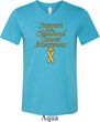 Support Childhood Cancer Awareness Tri Blend V-neck
