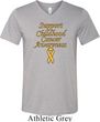 Support Childhood Cancer Awareness Tri Blend V-neck
