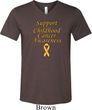 Support Childhood Cancer Awareness Tri Blend V-neck