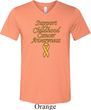 Support Childhood Cancer Awareness Tri Blend V-neck