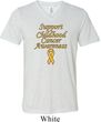 Support Childhood Cancer Awareness Tri Blend V-neck