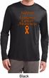 Support Leukemia Cancer Awareness Dry Wicking Long Sleeve