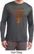 Support Leukemia Cancer Awareness Dry Wicking Long Sleeve