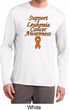 Support Leukemia Cancer Awareness Dry Wicking Long Sleeve