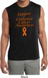 Support Leukemia Cancer Awareness Dry Wicking Sleeveless Shirt
