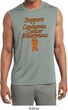 Support Leukemia Cancer Awareness Dry Wicking Sleeveless Shirt