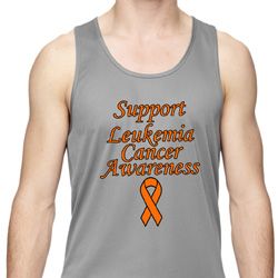 Support Leukemia Cancer Awareness Dry Wicking Tank Top