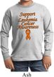 Support Leukemia Cancer Awareness Kids Long Sleeve
