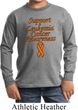 Support Leukemia Cancer Awareness Kids Long Sleeve