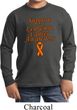 Support Leukemia Cancer Awareness Kids Long Sleeve