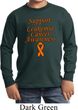 Support Leukemia Cancer Awareness Kids Long Sleeve