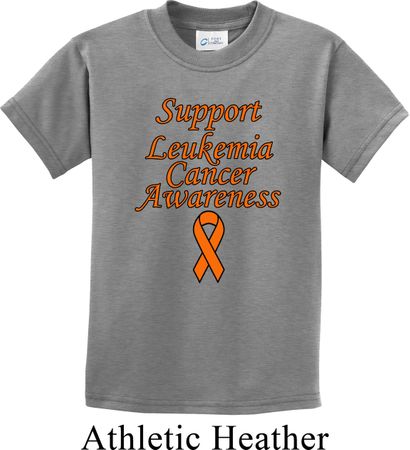 Support Leukemia Cancer Awareness Kids T-shirt