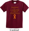 Support Leukemia Cancer Awareness Kids T-shirt