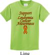 Support Leukemia Cancer Awareness Kids T-shirt