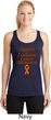 Support Leukemia Cancer Awareness Ladies Dry Wicking Racerback