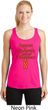 Support Leukemia Cancer Awareness Ladies Dry Wicking Racerback