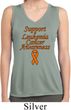 Support Leukemia Cancer Awareness Ladies Dry Wicking Tank Top