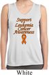 Support Leukemia Cancer Awareness Ladies Dry Wicking Tank Top