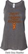 Support Leukemia Cancer Awareness Ladies Flowy Racerback