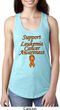 Support Leukemia Cancer Awareness Ladies Ideal Racerback
