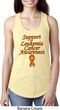 Support Leukemia Cancer Awareness Ladies Ideal Racerback