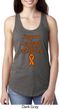 Support Leukemia Cancer Awareness Ladies Ideal Racerback