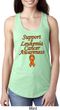 Support Leukemia Cancer Awareness Ladies Ideal Racerback