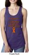 Support Leukemia Cancer Awareness Ladies Ideal Racerback
