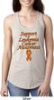 Support Leukemia Cancer Awareness Ladies Ideal Racerback