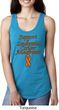 Support Leukemia Cancer Awareness Ladies Ideal Racerback