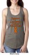 Support Leukemia Cancer Awareness Ladies Ideal Racerback