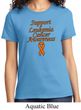 Support Leukemia Cancer Awareness Ladies T-shirt