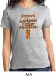 Support Leukemia Cancer Awareness Ladies T-shirt