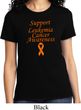 Support Leukemia Cancer Awareness Ladies T-shirt