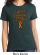 Support Leukemia Cancer Awareness Ladies T-shirt