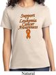 Support Leukemia Cancer Awareness Ladies T-shirt