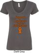 Support Leukemia Cancer Awareness Ladies V-neck