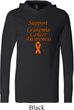 Support Leukemia Cancer Awareness Lightweight Hoodie