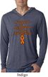 Support Leukemia Cancer Awareness Lightweight Hoodie Tee