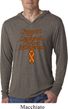 Support Leukemia Cancer Awareness Lightweight Hoodie Tee