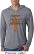 Support Leukemia Cancer Awareness Lightweight Hoodie Tee